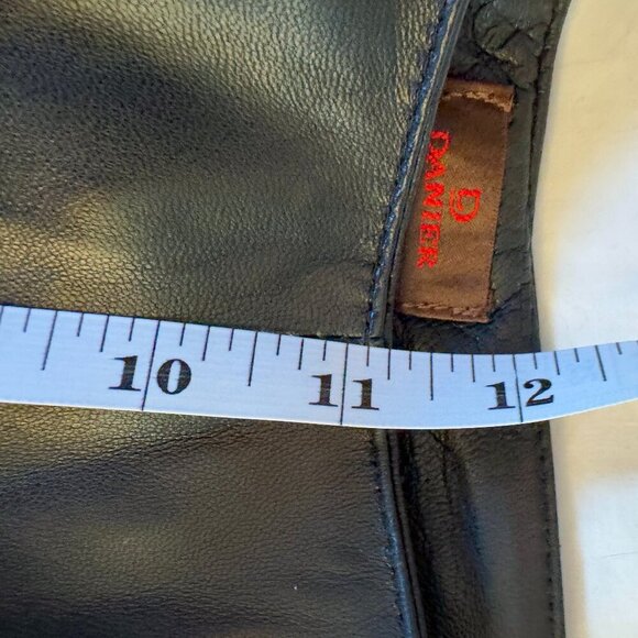 Danier Black Leather Moto Pants - Picture 11 of 11